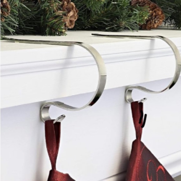 Set of 4 silver BNIB The Original Mantel Clip - Picture 5 of 8